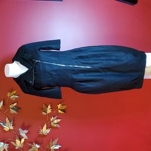 Belstaff Asymmetrical Black Zip Dress Brand New With Tags